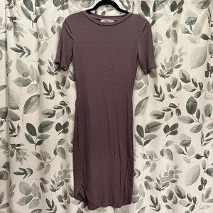 Forever 21 purple lavender gray,  light summer dress size Medium